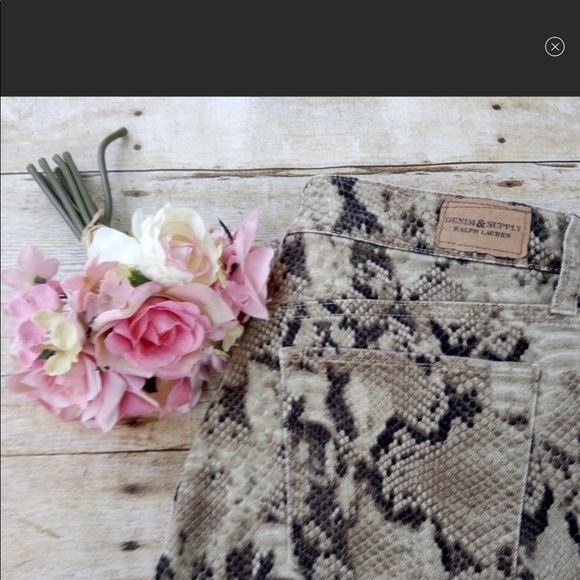 Ralph Lauren Denim Supply Python Jeans - Picture 4 of 7